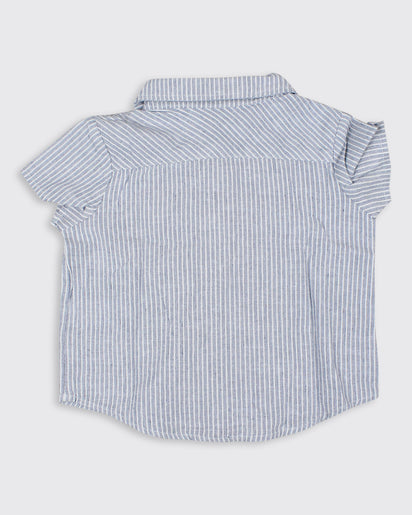 The Little White Company, Short-sleeved Shirt, 9-12 Months