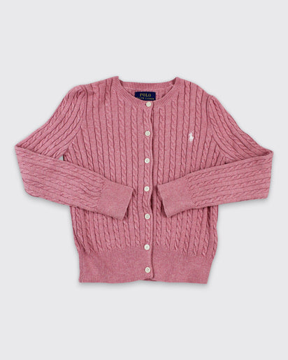 Ralph Lauren, Cable Knit Cardigan, 6 Years